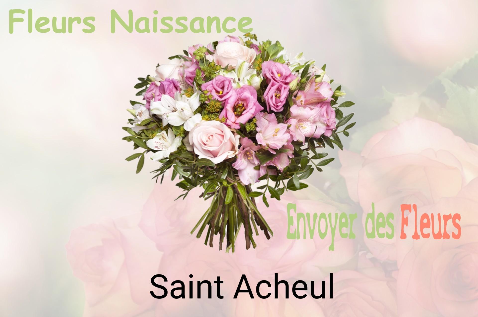 Bouquet de fleurs de naissance livré à Saint-Acheul